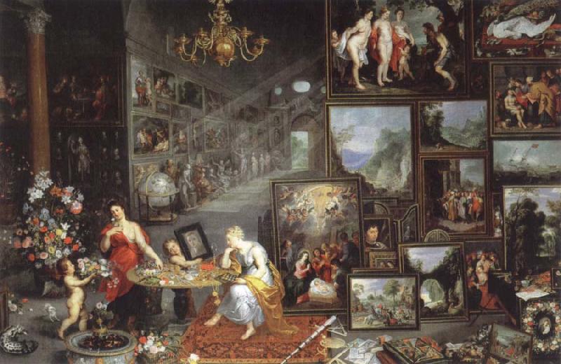 Jan Brueghel The Elder allegory of sight Norge oil painting art